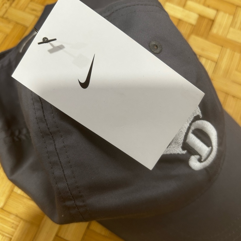Nike draft kings hat cap Heritage dri fit adjustable grey sporty casual New - Picture 10 of 16